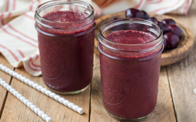 Chocolate Cherry Protein Smoothie